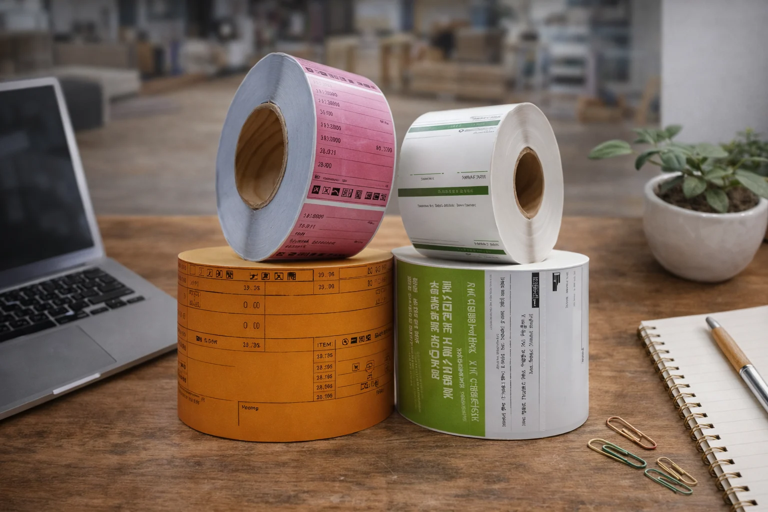 롤 스티커 라벨 제작 사례(제품 라벨 라벨지 롤)