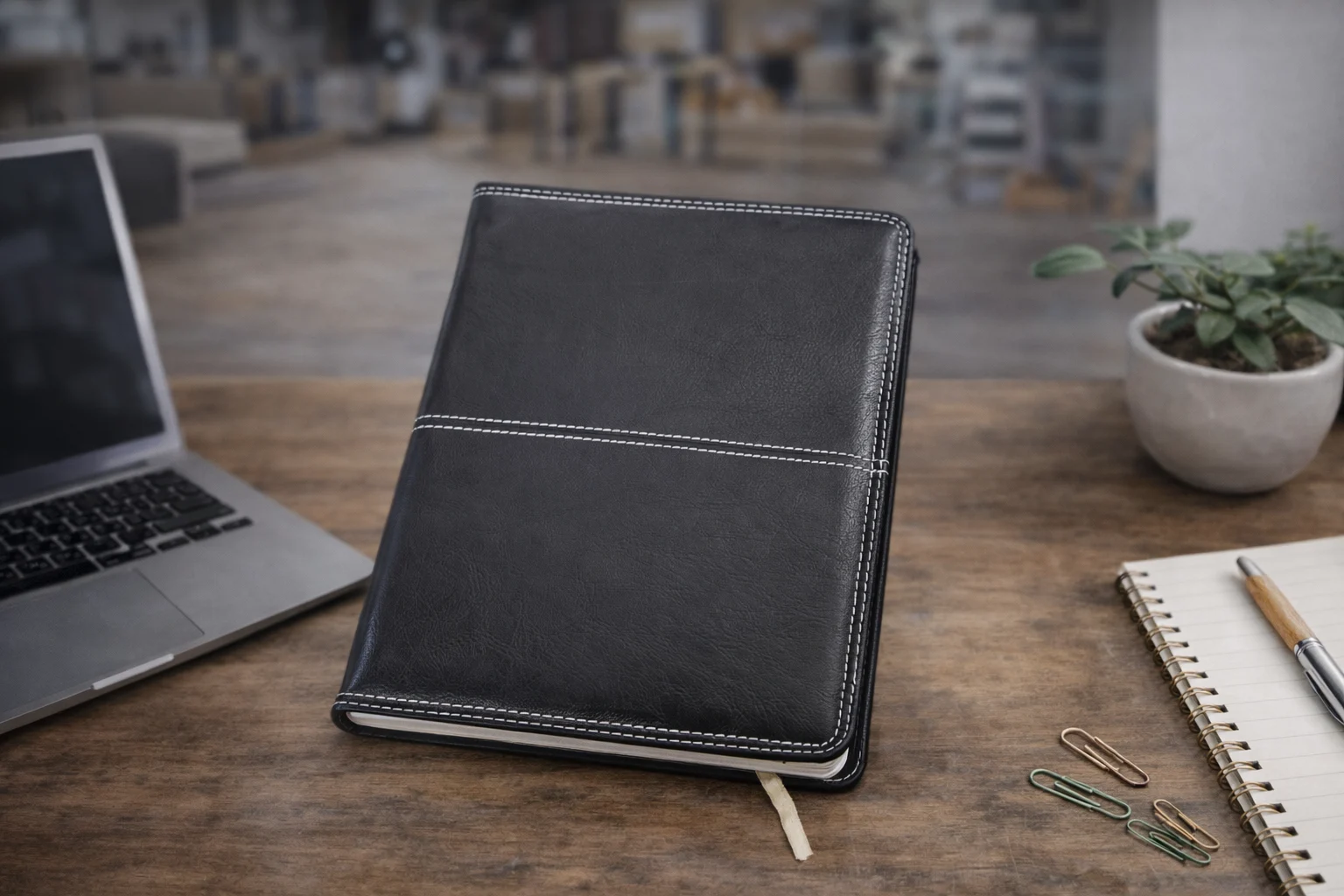 가죽 다이어리 제작 사례